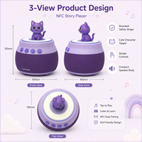Machine à histoires audio NFC pour enfants, livre sonore parlant, jouets éducatifs, apprentissage précoce, stylo de lecture interactif