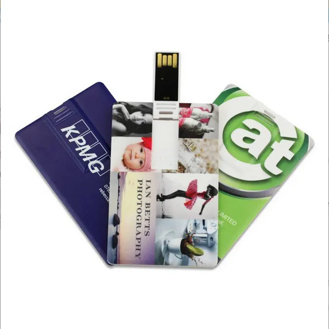 OEM carta di credito vuota Usb Business Usb Memory Stick U Disk con Logo Usb Card nero