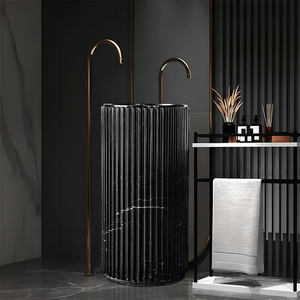 <span class=keywords><strong>Lavabo</strong></span> <span class=keywords><strong>de</strong></span> Mármol <span class=keywords><strong>de</strong></span> Estilo Moderno Europeo, Lavamanos <span class=keywords><strong>de</strong></span> Piedra Resistente al Agua, Pedestal para Baño, para Hogar y Hotel - Product Image 1