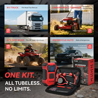 Kit de réparation de pneus crevés avec bouchons pour voiture, moto, VTT, Jeep, camion, tracteur, réparation de crevaison avec gonfleur de pneus