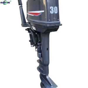 Moteur hors-bord refroidi par <span class=keywords><strong>eau</strong></span> 30 CV, moteur marin 2 temps 30HMHS, arbre court, commande à barre, démarrage manuel, moteur de <span class=keywords><strong>bateau</strong></span> professionnel - Product Image 4