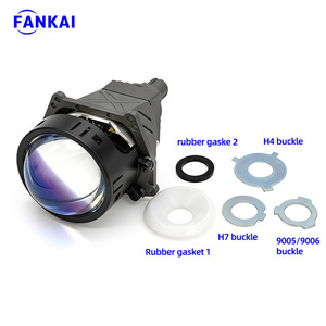 ไฟหน้า LED FANKAI 9+1 คอร์ เลนส์แบบลำแสงคู่ 70W 6000K 30000LM 12V อัพเกรดแบบติดตั้งเพิ่มเติมสำหรับรถยนต์ทั่วไป - Product Image 2