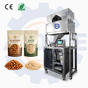 Machine d'emballage entièrement automatique pour sachets à fermeture éclair <span class=keywords><strong>de</strong></span> grains <span class=keywords><strong>de</strong></span> café et <span class=keywords><strong>de</strong></span> pois chiches, 10-30 sachets/min - Product Image 1