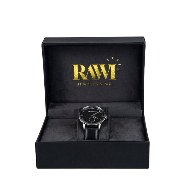 FORTE Classic Elegant Vintage Luxury High Quality Custom Logo Black Cardboard Gift Packaging Custom Square Watch Box Case