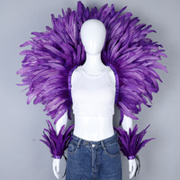 Ailes d'ange en plumes douces pour la photographie de mariage en blanc rouge violet Couleurs personnalisées Adultes Unisexe
