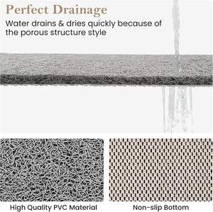 Factory Price Loofah <b>Shower</b> <b>Mat</b> Anti <b>slip</b> Anti-fatigue Waterproof Antislip Elastic Soft Pvc Mesh <b>Non</b> <b>Slip</b> Bath <b>Mats</b> - Product Image 6
