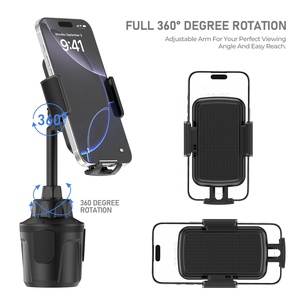 Soporte para Teléfono Móvil para Coche ESEEKGO CH-12, Soporte para Teléfono Móvil con Ventosa ABS, Base Expandible Ajustable y Estable, Soporte Giratorio de 360 Grados - Product Image 5