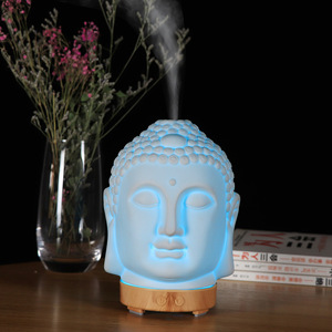 Difusor de Aroma con Cabeza de Buda, Humidificador Ultrasónico USB de 100 ml con Luz LED, Difusor de Aceites Esenciales para el Hogar - Product Image 5