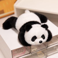 Jouets en peluche miniatures personnalisés de dessins animés pour enfants, nouveaux pandas, capybaras, chats, dinosaures, cadeaux d'anniversaire avec rembourrage en coton PP