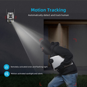 Icsee 8MP 4k 6MP ống kính kép an ninh nhà thông minh máy ảnh mạng không thấm nước ai tự động theo dõi PTZ WIFI CCTV Camera ngoài trời - Product Image 4