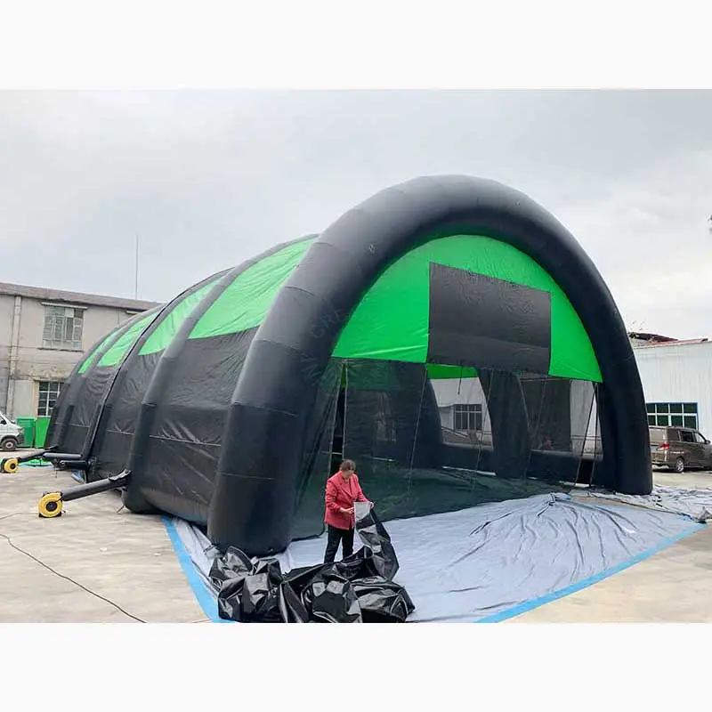 Yüksekliği kaliteli sıcak satış şişme paintball arena taşınabilir dome paintball çadır