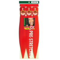 Offre Spéciale : 3x Extensions Africaines Pré-étirées EZ Braiding pour Ombré, Tresses Synthétiques Pré-étirées Faciles à Tresser, Modélisation à l'Eau Chaude