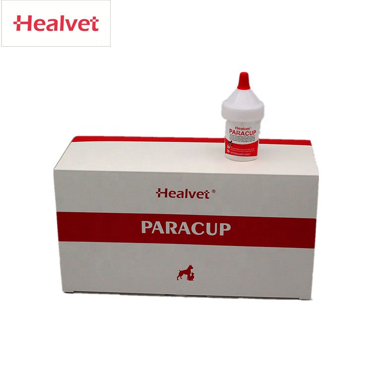 Healvet PARACUP Rapid Kit de Teste de Diagnóstico Para Detecção de Parasita Intestinal Dos Animais XÍCARA