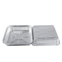 Vente en gros 9 pouces SQ230 Moule à pain en feuille d'aluminium Prix d'usine Plateau de cuisson jetable et récipients pour servir