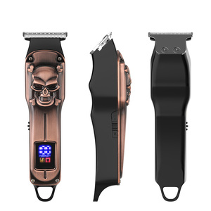 <span class=keywords><strong>Tondeuse</strong></span> à cheveux électrique professionnelle <span class=keywords><strong>tondeuse</strong></span> à cheveux rechargeable pour rasoir à barbe avec écran LED utilisation domestique et barbier - Product Image 2