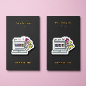 Épingles en émail avec fermoir papillon, vêtements personnalisés - Product Image 1