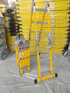 An toàn công nghiệp thang có thể gập lại thang bước thang cắt kéo 2.44M/3.57M/4.7M/5.8m/6.9M/8.0M - Product Image 3