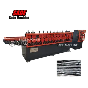 high speed automatic three rib cold rolling ribbed bar machine Twisted Square Bar Drawing Machine Rolling Mill Machine