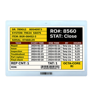 Produk laris rak palet gudang cerdas 7.5 inci e-ink Epd Epaper Ble 5.0 Esl label harga elektronik barang bahan makanan - Product Image 1