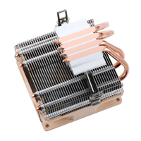 QiuzAim 90mm X79 carte mère 2/4 caloducs ordinateur CPU ventilateur 2011 broches vers le bas pression dissipateur de chaleur 4 broches bureau X99 lumineux