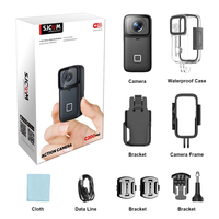 Pour SJCAM C200 Pro 4K corps de caméra d'action Portable FHD 6 axes GYRO vidéo 5G WiFi Vision nocturne sport DV MicroSD Med