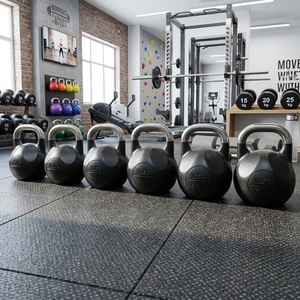 Kettlebell de compétition robuste à corps monobloc, conçu pour une résistance maximale des soudures, outil de fitness professionnel de qualité commerciale - Product Image 1