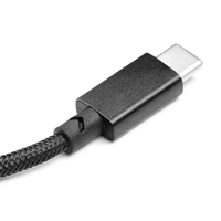 Adaptateur audio Type C vers 3,5 mm avec charge PD 10W, DAC 16 bits 48 kHz Hi-Fi, sortie CC, câble tressé 2-en-1 pour ordinateur portable, téléphone, ordinateur de bureau
