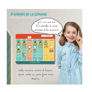 Planificador Semanal y Diario para Niños, Tableros Magnéticos Montessori con 140 Imanes de Actividades Completas, Ideal para la Rutina y la Autonomía - Product Image 3