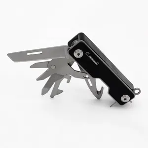 Özelleştirilmiş açık EDC çok aracı Mini katlanır hediye Pocket Knife ile telefon tutucu