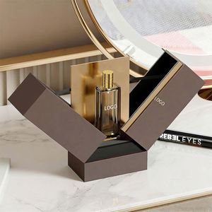 Professional Manufacturer Cosmetic Square <b>Empty</b> Transparent 100ml Perfume Glass Bottle with <b>Box</b> and Cap - Product Image 2
