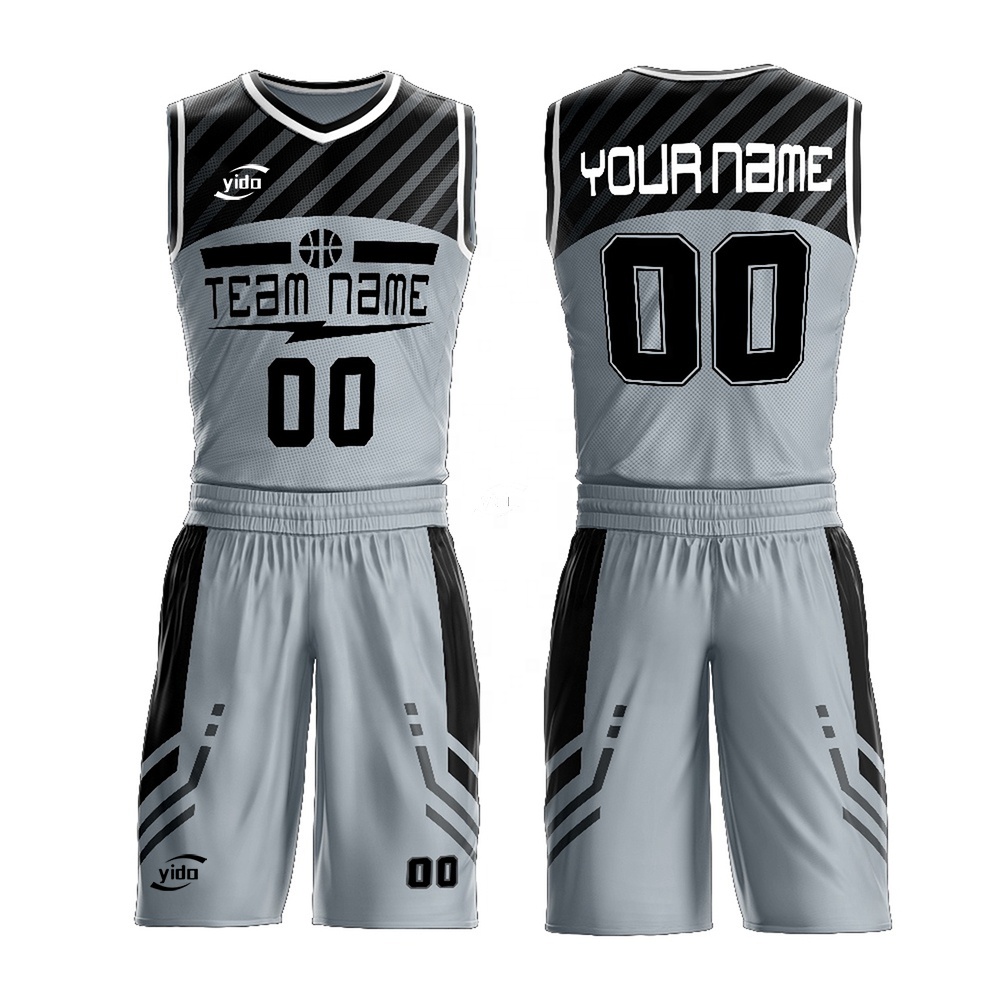 Shop Our New Gray Basketball Sets - Quick Dry & Comfortable