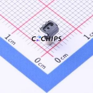TS36XL-6.0 180gf 072 Tactile Switch SMD Switch Single Pole Single Throw Round Button 1.8N Horizontal Mount - Product Image 2