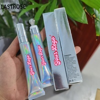 Gloss à lèvres hydratant végétalien de premier rang, huile à lèvres repulpante, saveur de fruits, marque privée, tube de 20 ml, huile repulpante instantanée