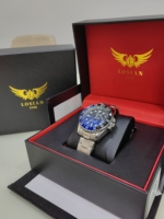 Montre mécanique automatique de luxe LOSIAN L2100 pour plongée, 42mm 20mm, bracelet en acier inoxydable, cristal saphir, résistant à l'eau 50M, pour homme