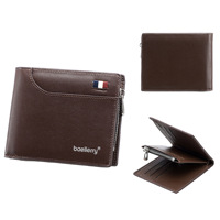 Dompet Pendek Pria Baellerry Premium Business Multi-Card Slot Bahan Kulit PU