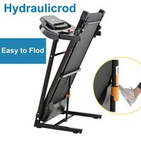 Caminadora Eléctrica Plegable con 3 Inclinaciones Manuales, Pantalla LED y Música, para Uso Doméstico y Comercial, Equipo de Fitness al por Mayor