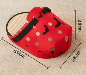 Cama Impermeable para Mascotas, Cama Inclinada de Felpa para Gatos, Diseño Antideslizante, Cama de Descanso Interior para Cachorros - Product Image 6