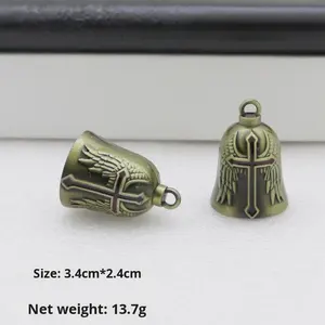 热销复古小铃铛金属钥匙扣汽车钥匙扣挂件 & 包装饰大纪念品礼品 - Product Image 4