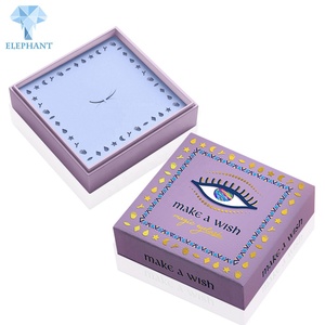 Custom Private Label 25 M 3d Faux Mink Biodegradable Glitter Pink Magnetic False Eyelash Shipping <b>Box</b> - Product Image 2