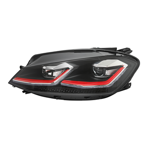 Fari Anteriori JY per <span class=keywords><strong>Volkswagen</strong></span> <span class=keywords><strong>Golf</strong></span> <span class=keywords><strong>7.5</strong></span> 2017-2020, Gruppo Fari LED 6000K con DRL, Plug and Play - Product Image 4