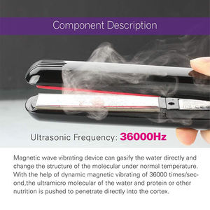 קולי אינפרא אדום מחליק שיער טיפול ברזל קרטין טיפול מתולתל תיקון פגום - Product Image 5