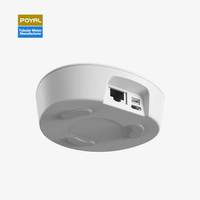 Système de rideaux intelligent POYAL pour la domotique, avec contrôle via l'application Tuya Wifi et passerelle intégrée pour rideaux