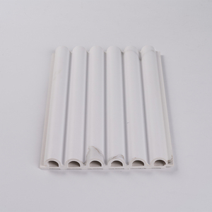 Panneau mural rainuré en WPC à grain <span class=keywords><strong>de</strong></span> <span class=keywords><strong>bois</strong></span> durable, revêtement mural en PVC WPC, panneau décoratif mural pour la décoration intérieure - Product Image 5