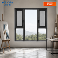 Ventana Corredera de Doble Hoja con Perfil de Aleación de Aluminio Estilo Louver para Cocina y Uso Residencial Personalizado