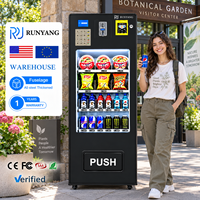 Distributeur automatique intelligent de collations RUNYANG avec lecteur de cartes pour aliments et boissons