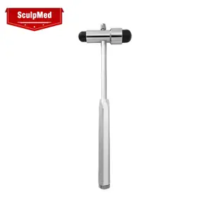 Wholesale Doctor's specialized multifunctional stainless steel percussion hammer for neurology and reflexology