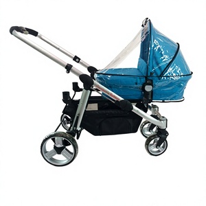 Nuevo Cochecito Doble VICO de Alta Gama, Popular, con Estructura de Aluminio, Tela Plegable, Ruedas Grandes con Freno, Dos Asientos, Sistema de Seguridad de 5 Puntos - Product Image 5