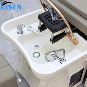 KISEN Mobilier de Salon Professionnel Moderne : Bac à Shampooing Portable, Lit de Lavage Capillaire, Table de Massage, Lit de Spa Capillaire, Équipement de Beauté - Product Image 3