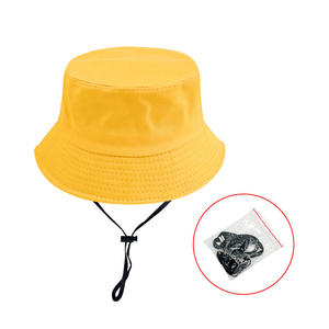 Chapeau de pêcheur en coton rouge unisexe, décontracté, pour tous les jours, fête, pêche, style simple, avec cordon, pour hommes et femmes - Product Image 2