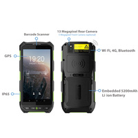 Système Android ip65 batterie intégrée reconnaissance faciale et empreinte digitale Code biométrique QR Terminal de présence de temps mobile portable